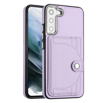 Samsung Galaxy S22+ 5G Shockproof Leather Phone Case with Card Holder - Stylish, Durable, and Convenient