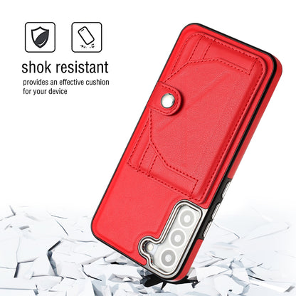 Samsung Galaxy S22 5G Shockproof Leather Phone Case with Card Holder - Stylish, Durable, and Convenient