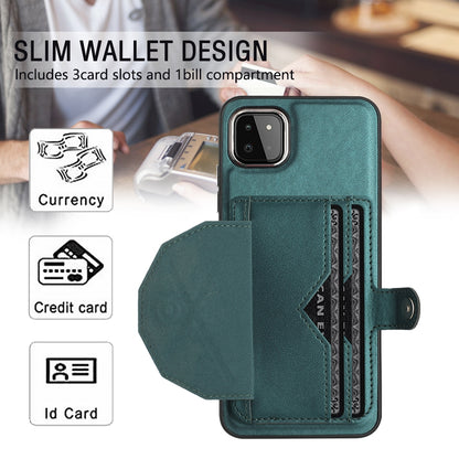 Samsung Galaxy A22 5G Shockproof Leather Phone Case with Card Holder - Stylish, Durable, and Convenient