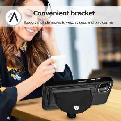 Samsung Galaxy A22 5G Shockproof Leather Phone Case with Card Holder - Stylish, Durable, and Convenient