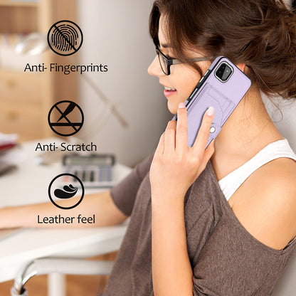 Samsung Galaxy A22 5G Shockproof Leather Phone Case with Card Holder - Stylish, Durable, and Convenient