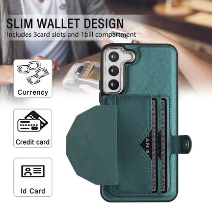 Samsung Galaxy S21 FE 5G Shockproof Leather Phone Case with Card Holder - Stylish, Durable, and Convenient