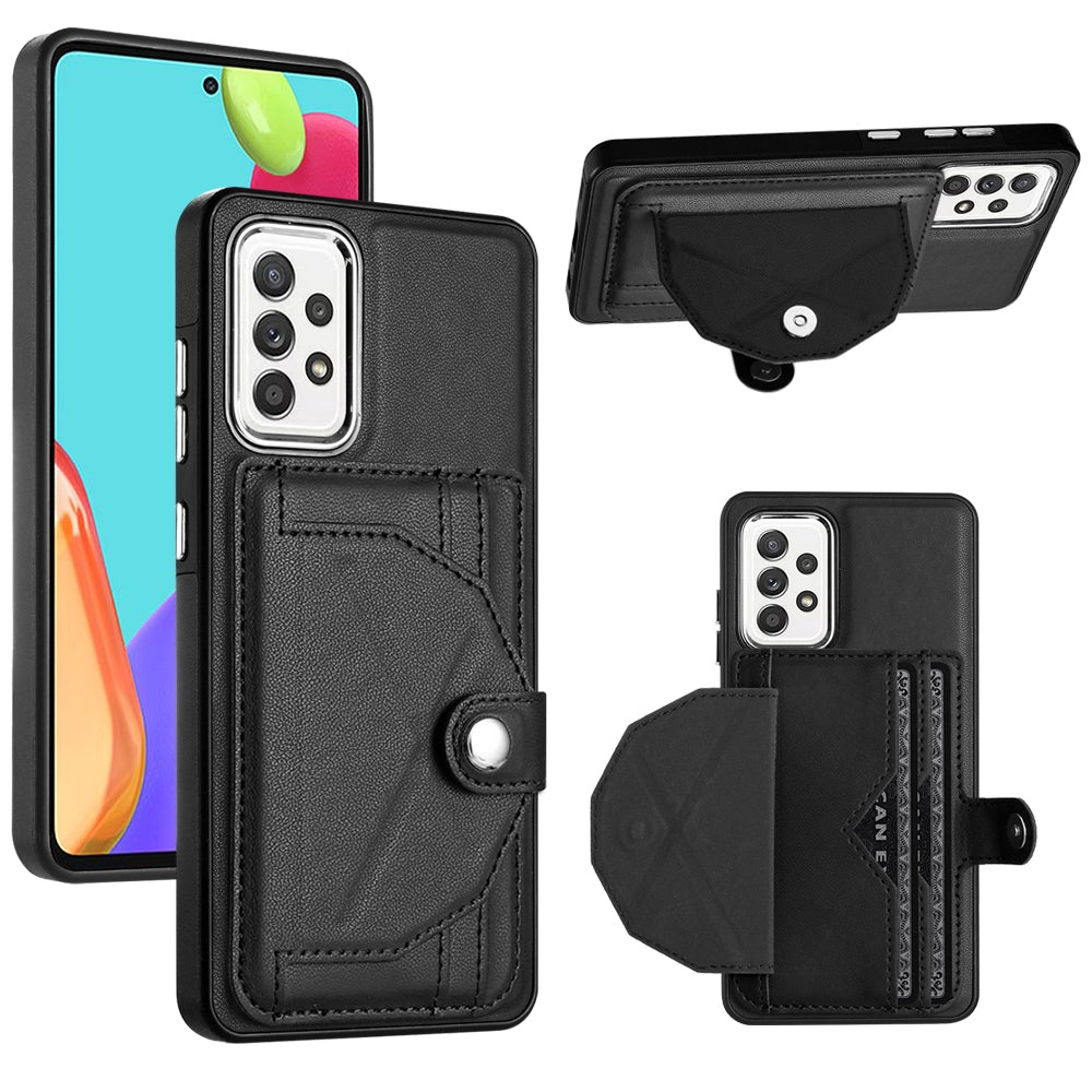 Samsung Galaxy A32 4G Shockproof Leather Phone Case with Card Holder - Stylish, Durable, and Convenient