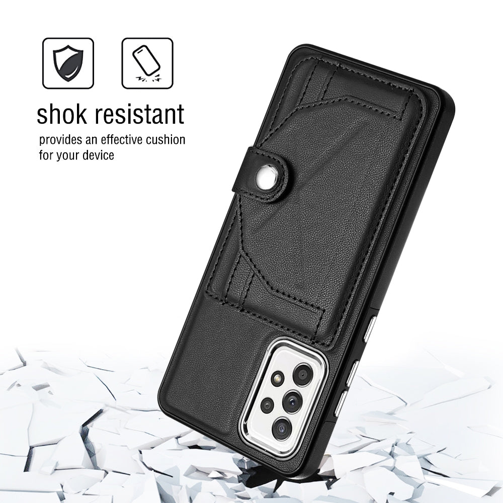 Samsung Galaxy A32 4G Shockproof Leather Phone Case with Card Holder - Stylish, Durable, and Convenient