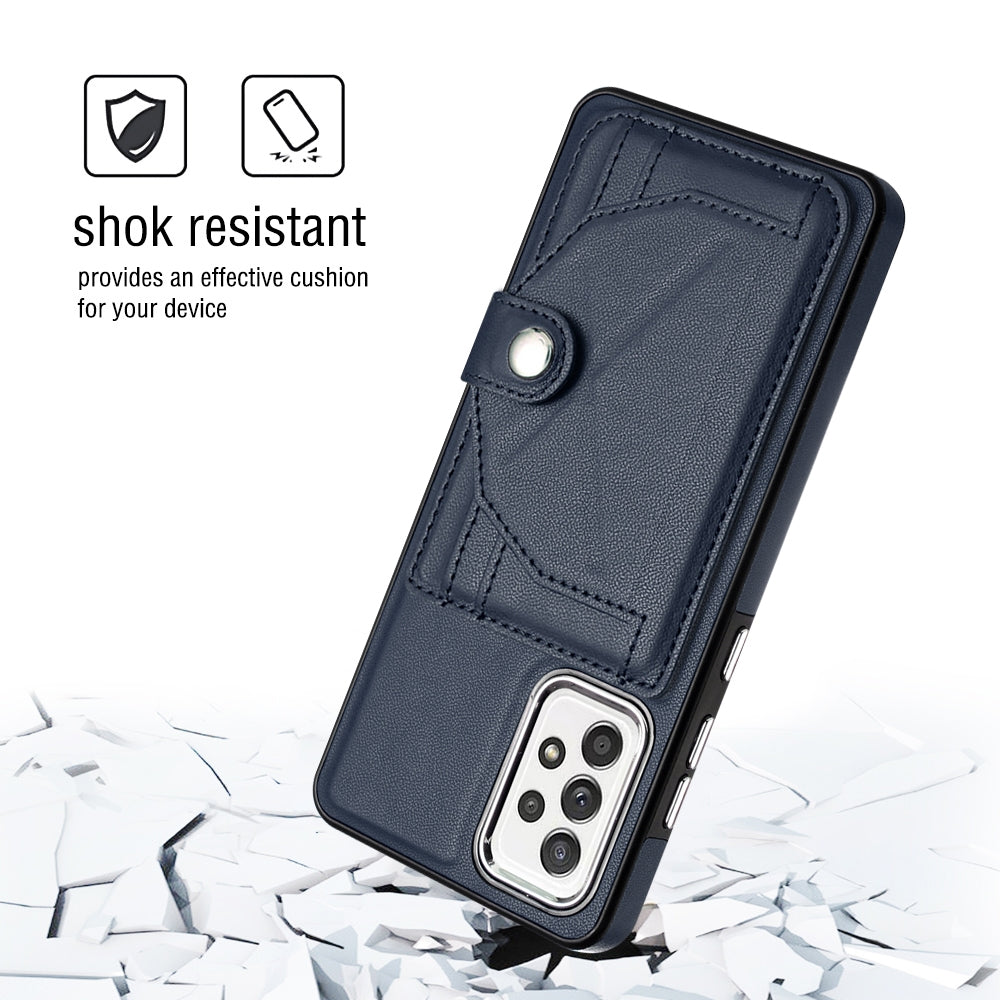 Samsung Galaxy A32 4G Shockproof Leather Phone Case with Card Holder - Stylish, Durable, and Convenient