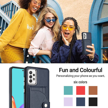 Samsung Galaxy A32 4G Shockproof Leather Phone Case with Card Holder - Stylish, Durable, and Convenient