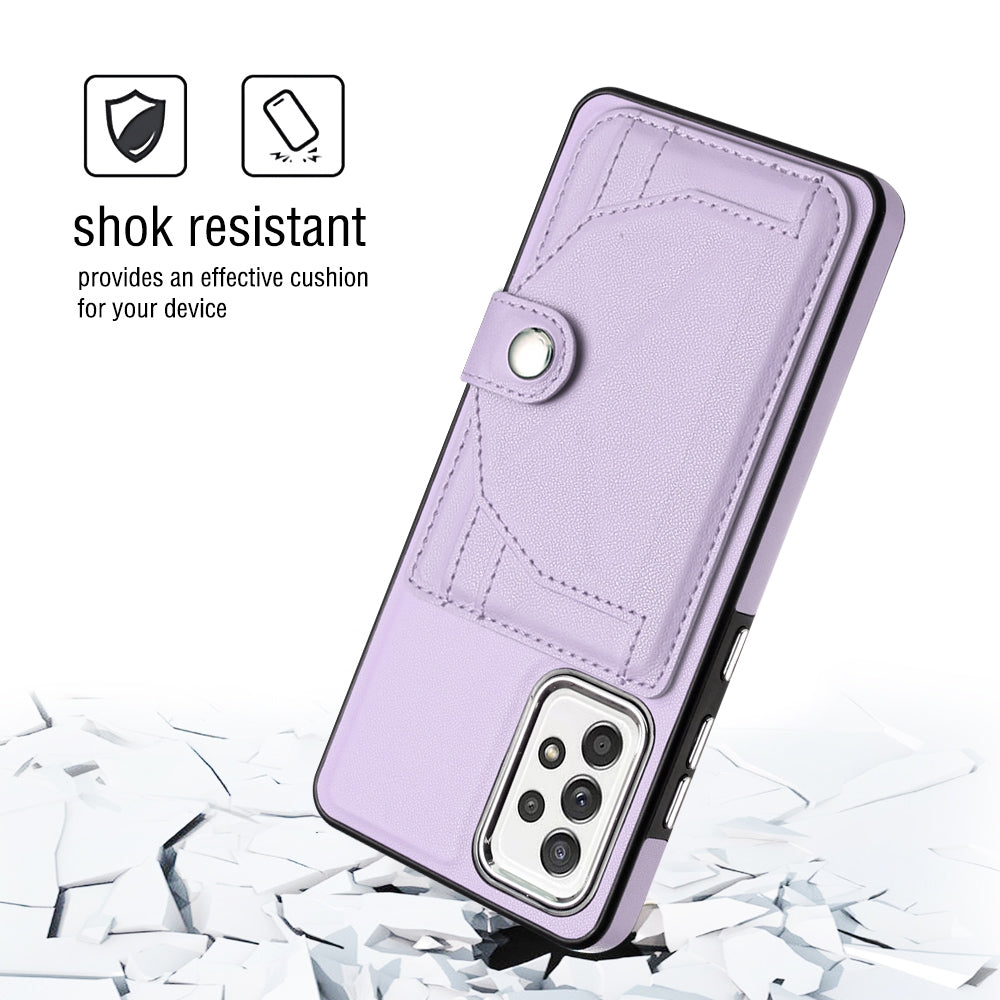 Samsung Galaxy A32 4G Shockproof Leather Phone Case with Card Holder - Stylish, Durable, and Convenient
