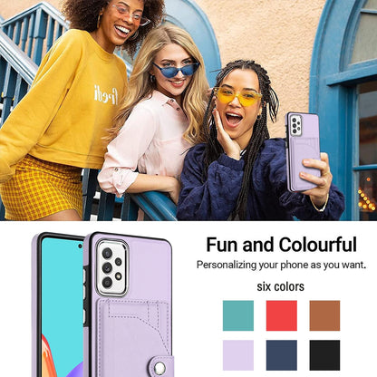 Samsung Galaxy A32 4G Shockproof Leather Phone Case with Card Holder - Stylish, Durable, and Convenient