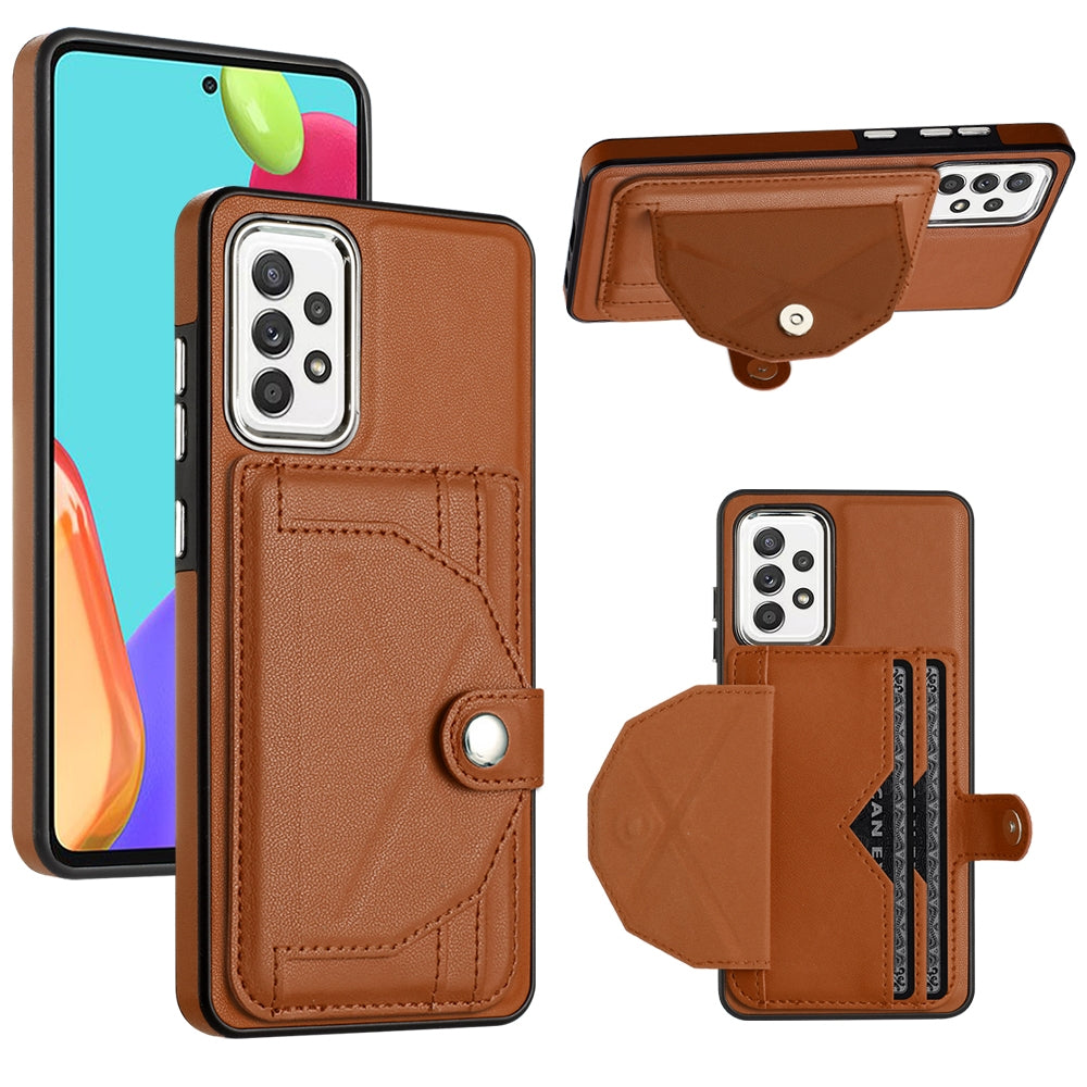 Samsung Galaxy A32 4G Shockproof Leather Phone Case with Card Holder - Stylish, Durable, and Convenient
