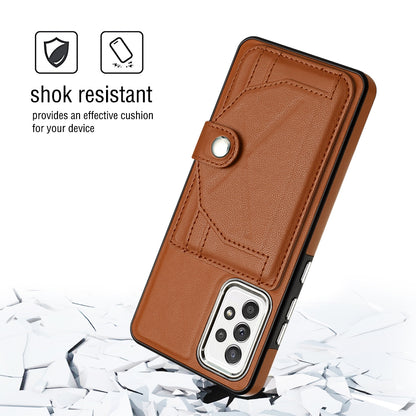 Samsung Galaxy A32 4G Shockproof Leather Phone Case with Card Holder - Stylish, Durable, and Convenient