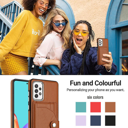 Samsung Galaxy A32 4G Shockproof Leather Phone Case with Card Holder - Stylish, Durable, and Convenient