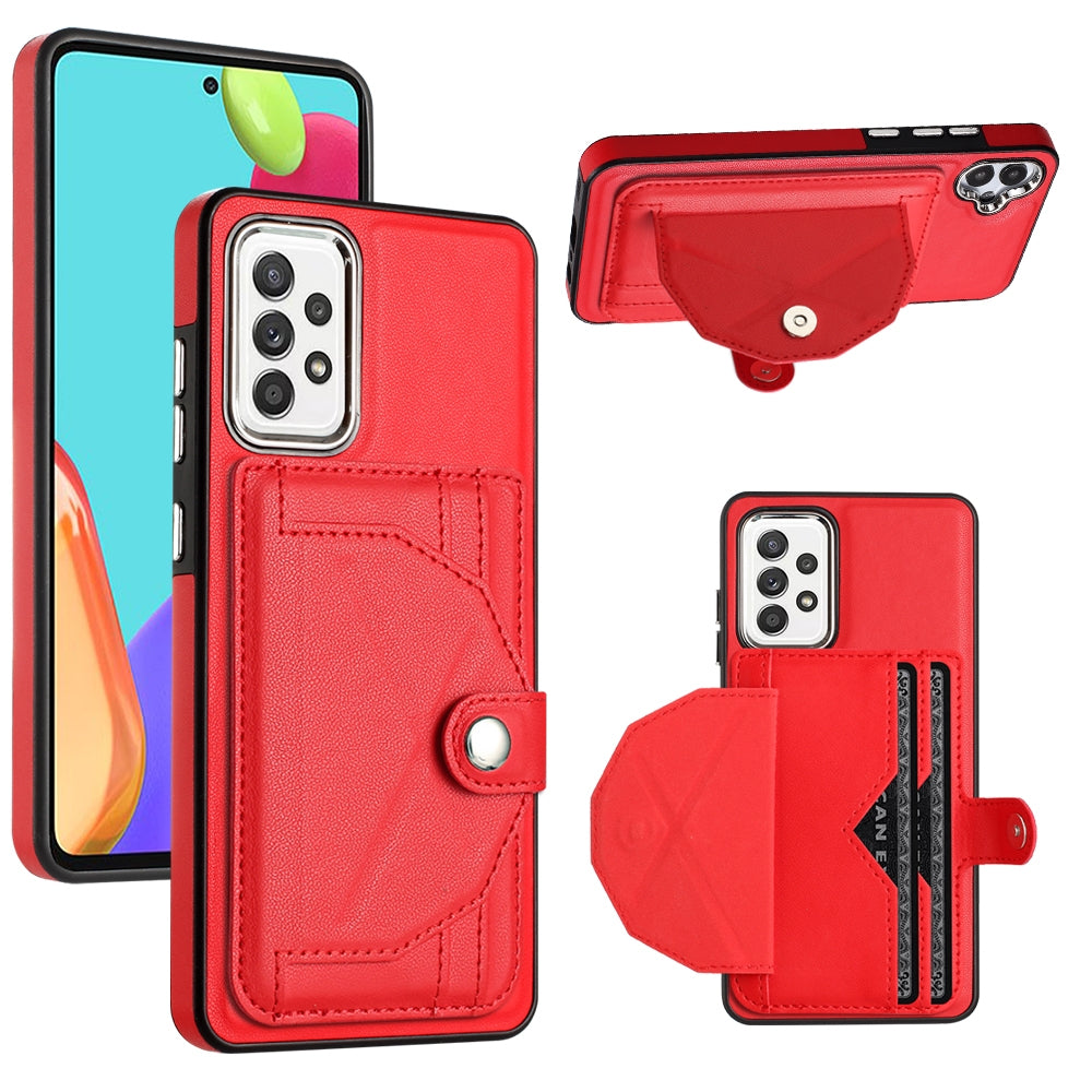 Samsung Galaxy A32 4G Shockproof Leather Phone Case with Card Holder - Stylish, Durable, and Convenient