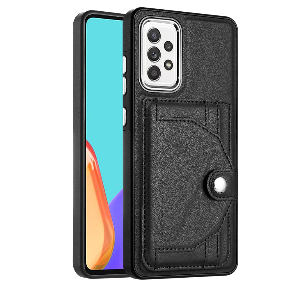 Samsung Galaxy A72 5G Shockproof Leather Phone Case with Card Holder - Stylish, Durable, and Convenient