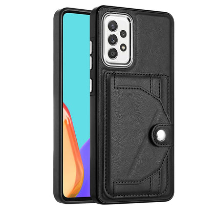 Samsung Galaxy A72 5G Shockproof Leather Phone Case with Card Holder - Stylish, Durable, and Convenient