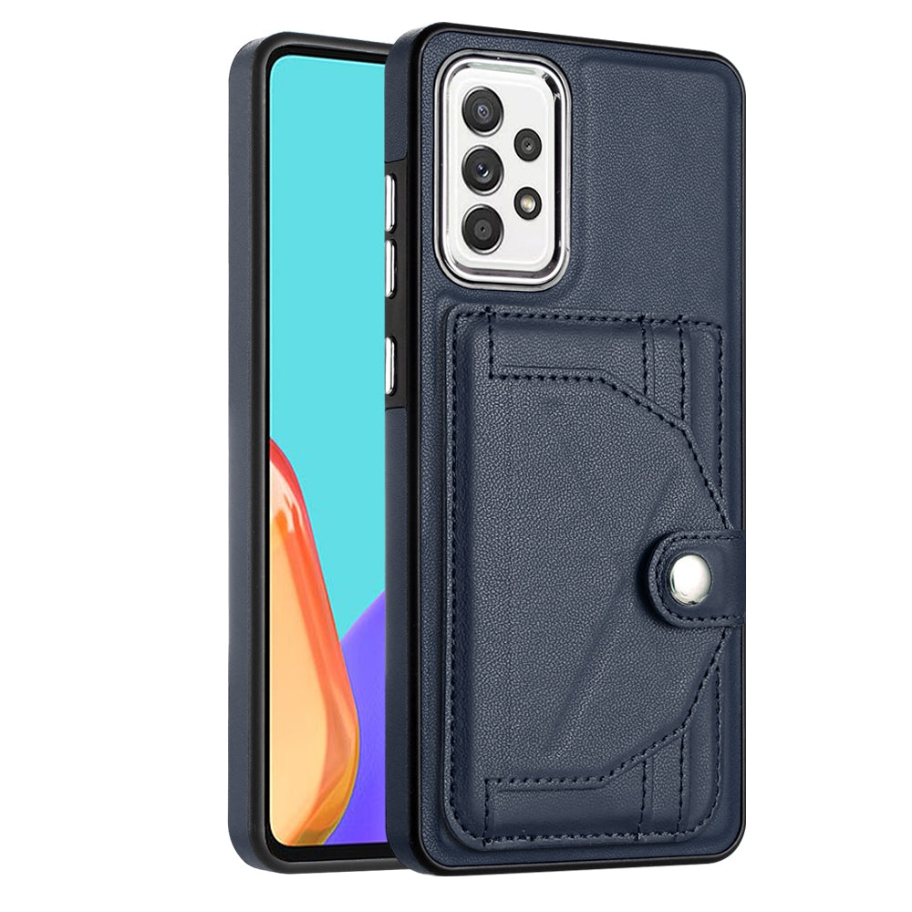 Samsung Galaxy A72 4G Shockproof Leather Phone Case with Card Holder - Stylish, Durable, and Convenient