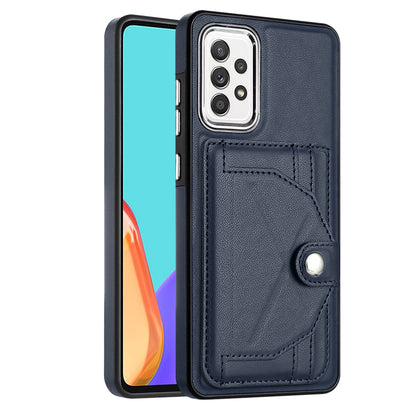 Samsung Galaxy A72 5G Shockproof Leather Phone Case with Card Holder - Stylish, Durable, and Convenient