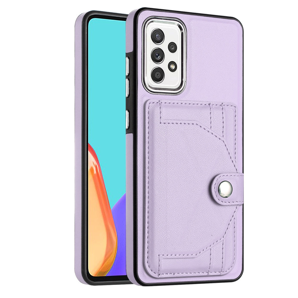 Samsung Galaxy A72 5G Shockproof Leather Phone Case with Card Holder - Stylish, Durable, and Convenient