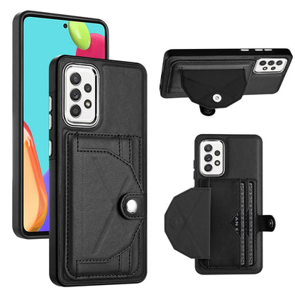Samsung Galaxy A52 4G Shockproof Leather Phone Case with Card Holder - Stylish, Durable, and Convenient