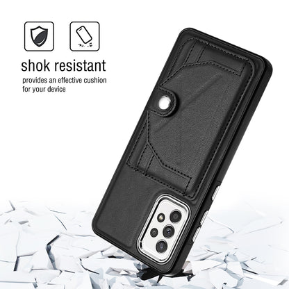 Samsung Galaxy A52 4G Shockproof Leather Phone Case with Card Holder - Stylish, Durable, and Convenient