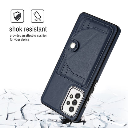 Samsung Galaxy A52 5G Shockproof Leather Phone Case with Card Holder - Stylish, Durable, and Convenient