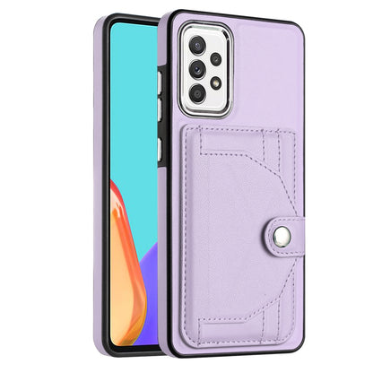 Samsung Galaxy A52 4G Shockproof Leather Phone Case with Card Holder - Stylish, Durable, and Convenient