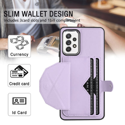Samsung Galaxy A52 4G Shockproof Leather Phone Case with Card Holder - Stylish, Durable, and Convenient