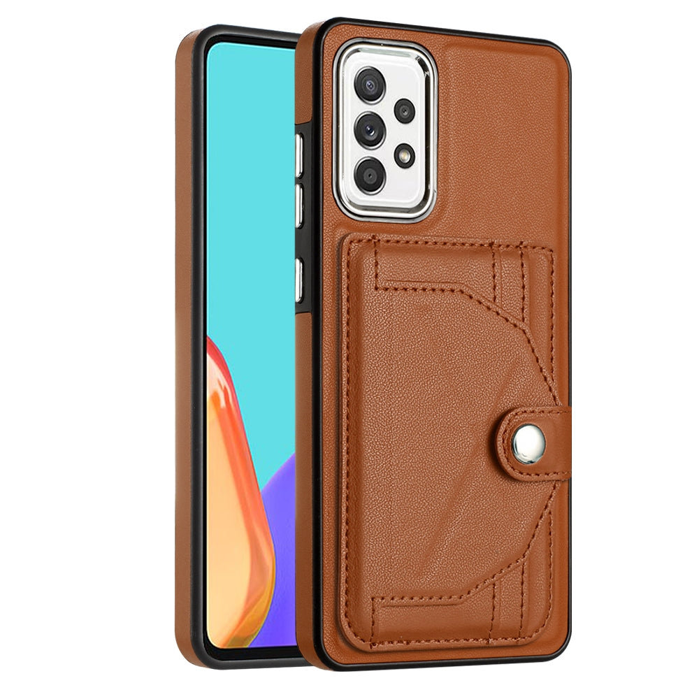 Samsung Galaxy A52 5G Shockproof Leather Phone Case with Card Holder - Stylish, Durable, and Convenient