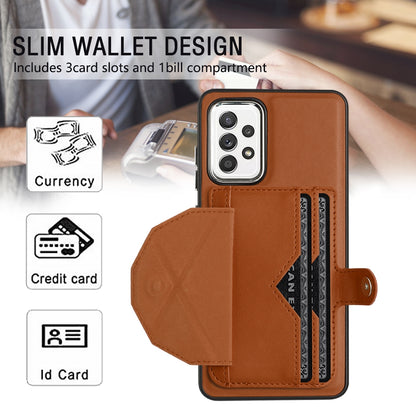 Samsung Galaxy A52 4G Shockproof Leather Phone Case with Card Holder - Stylish, Durable, and Convenient