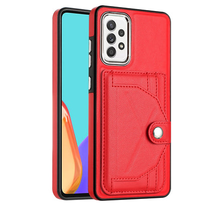 Samsung Galaxy A52 4G Shockproof Leather Phone Case with Card Holder - Stylish, Durable, and Convenient
