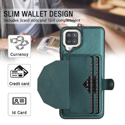 Samsung Galaxy M12 Shockproof Leather Phone Case with Card Holder - Stylish, Durable, and Convenient