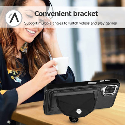 Samsung Galaxy A12 4G Shockproof Leather Phone Case with Card Holder - Stylish, Durable, and Convenient