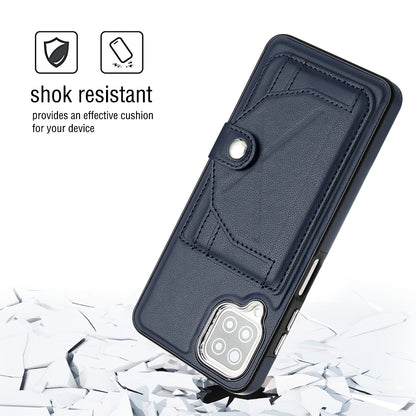 Samsung Galaxy M12 Shockproof Leather Phone Case with Card Holder - Stylish, Durable, and Convenient