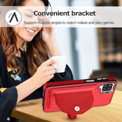Samsung Galaxy A12 4G Shockproof Leather Phone Case with Card Holder - Stylish, Durable, and Convenient
