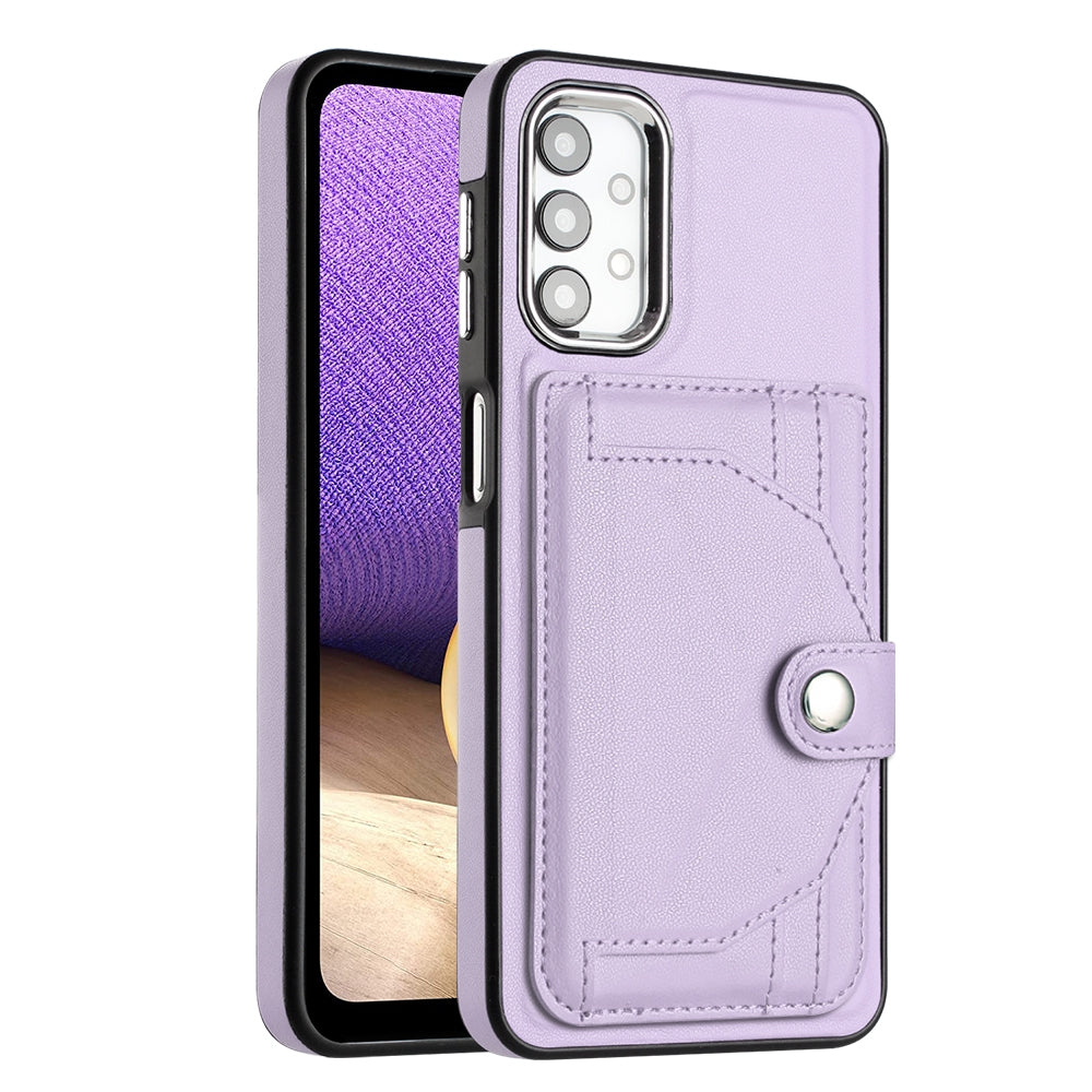 Samsung Galaxy A32 5G Shockproof Leather Phone Case with Card Holder - Stylish, Durable, and Convenient
