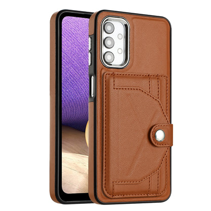 Samsung Galaxy A32 5G Shockproof Leather Phone Case with Card Holder - Stylish, Durable, and Convenient