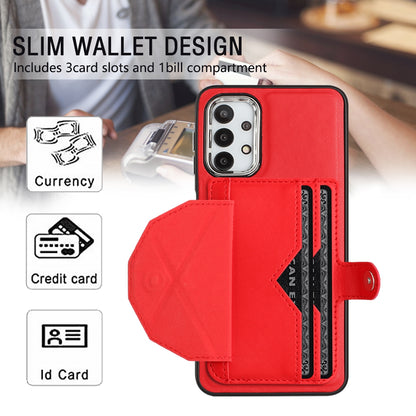 Samsung Galaxy A32 5G Shockproof Leather Phone Case with Card Holder - Stylish, Durable, and Convenient