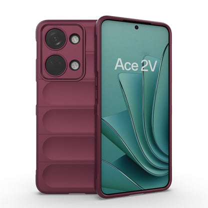 OnePlus Ace 2V Magic Shield TPU + Flannel Phone Case: Durable, Non-toxic, Easy Access, Stylish Design