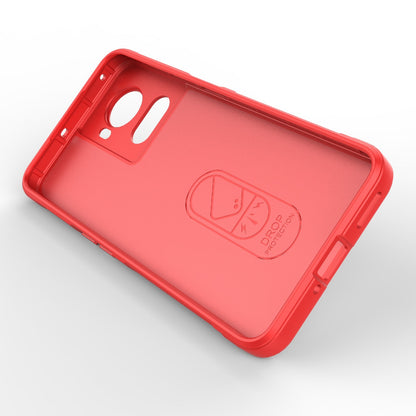OnePlus 10R 5G Global Magic Shield TPU + Flannel Phone Case: Durable, Non-toxic, Easy Access, Stylish Design