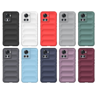 OnePlus 10R 5G Global Magic Shield TPU + Flannel Phone Case: Durable, Non-toxic, Easy Access, Stylish Design