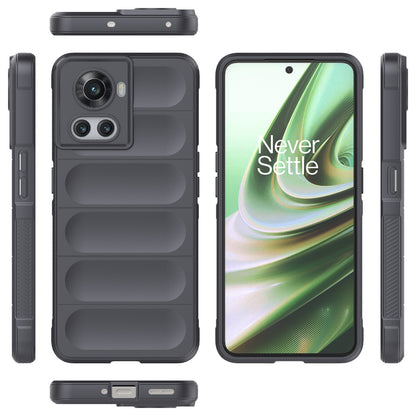 OnePlus 10R 5G Global Magic Shield TPU + Flannel Phone Case: Durable, Non-toxic, Easy Access, Stylish Design