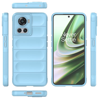 OnePlus 10R 5G Global Magic Shield TPU + Flannel Phone Case: Durable, Non-toxic, Easy Access, Stylish Design