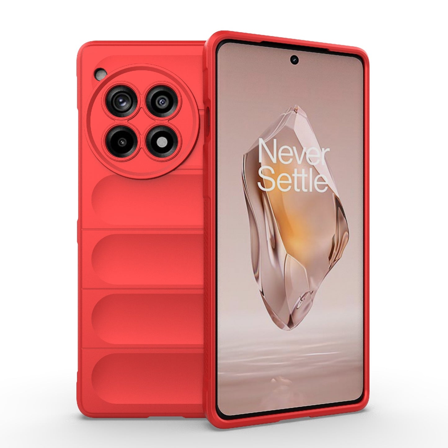 OnePlus Ace 3 5G Magic Shield TPU + Flannel Phone Case: Durable, Non-toxic, Easy Access, Stylish Design