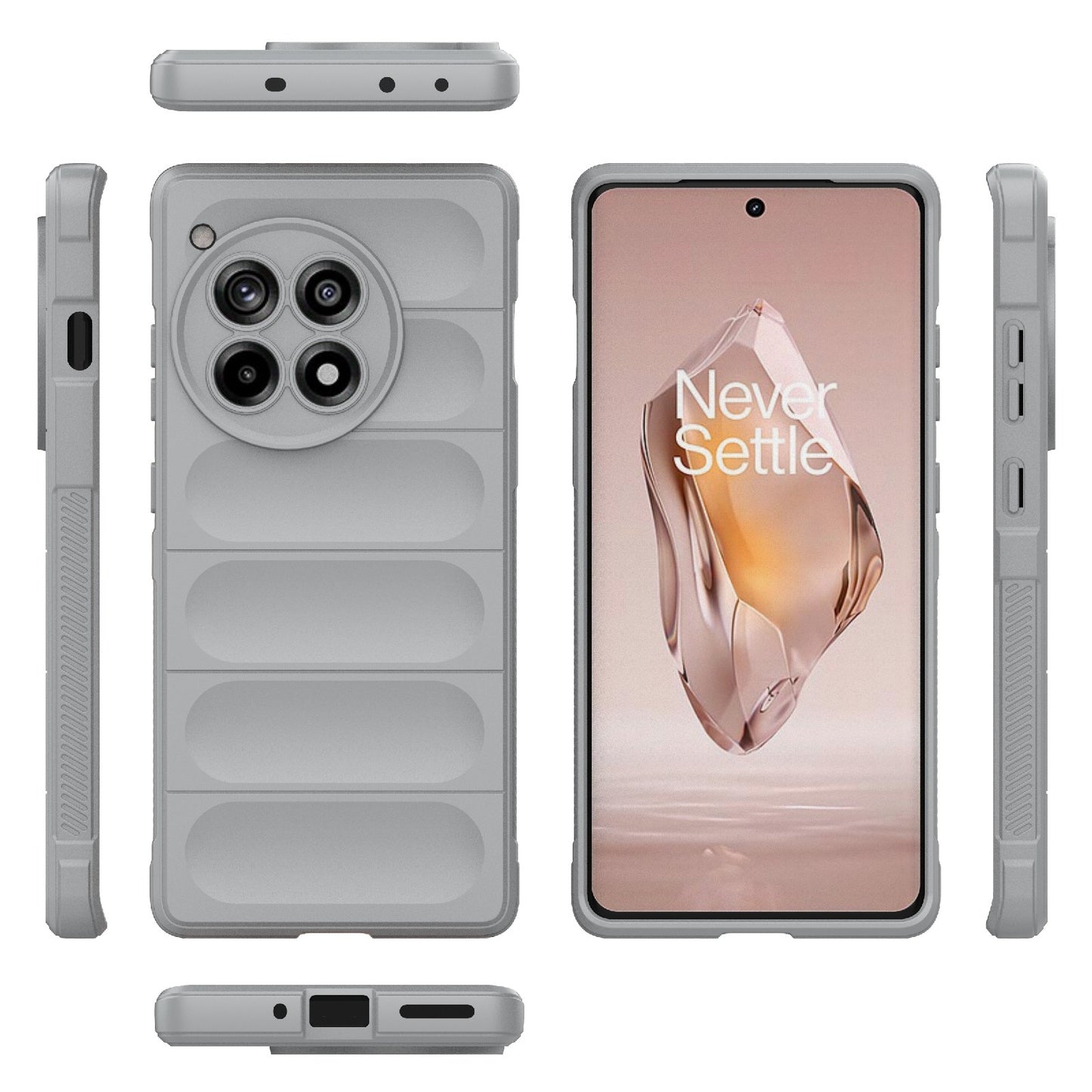 OnePlus Ace 3 5G Magic Shield TPU + Flannel Phone Case: Durable, Non-toxic, Easy Access, Stylish Design