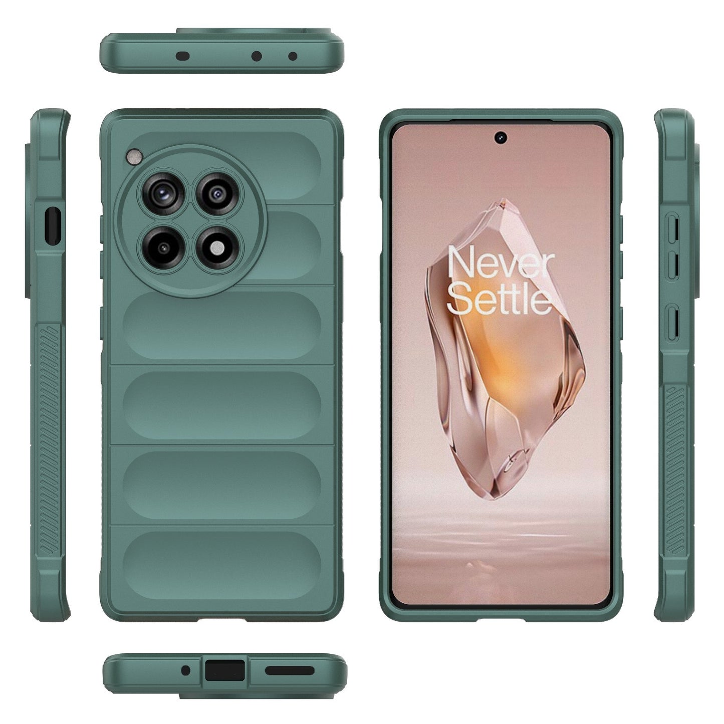 OnePlus Ace 3 5G Magic Shield TPU + Flannel Phone Case: Durable, Non-toxic, Easy Access, Stylish Design