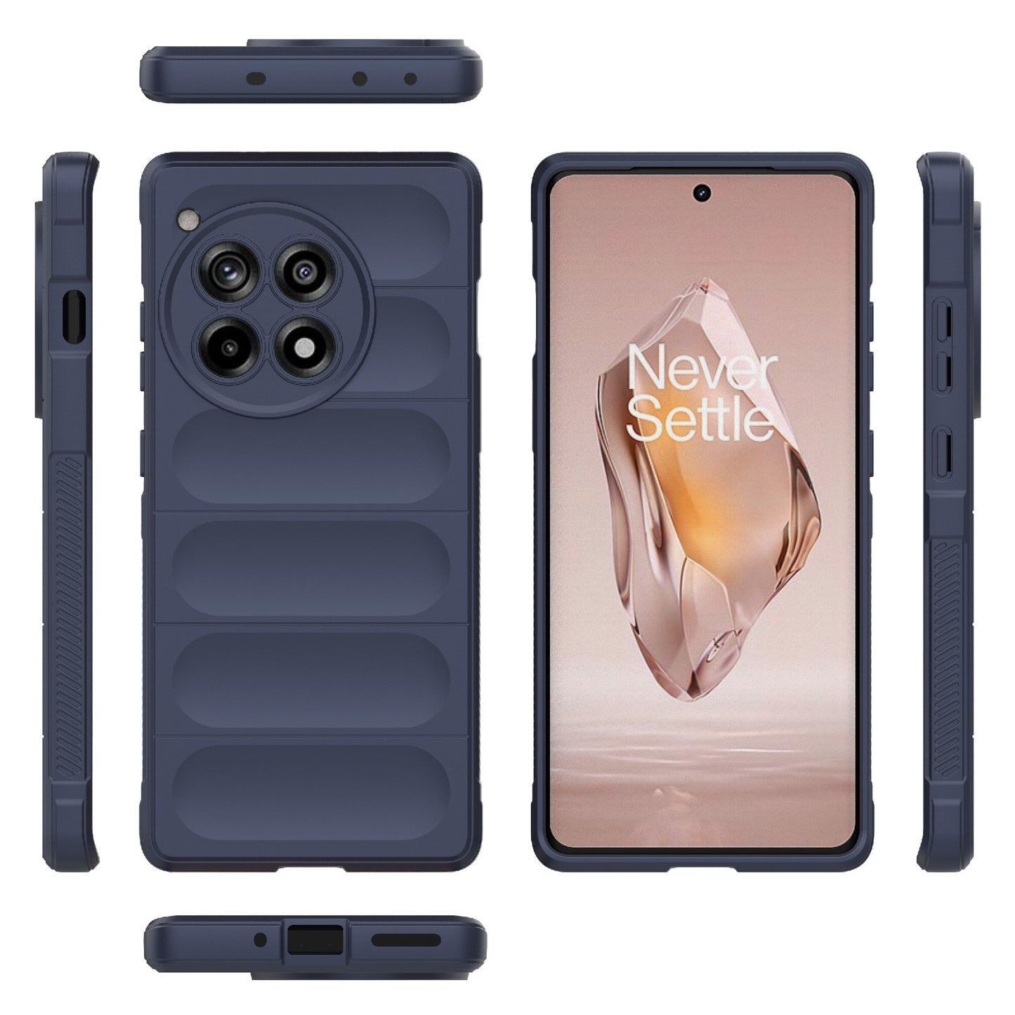 OnePlus Ace 3 5G Magic Shield TPU + Flannel Phone Case: Durable, Non-toxic, Easy Access, Stylish Design