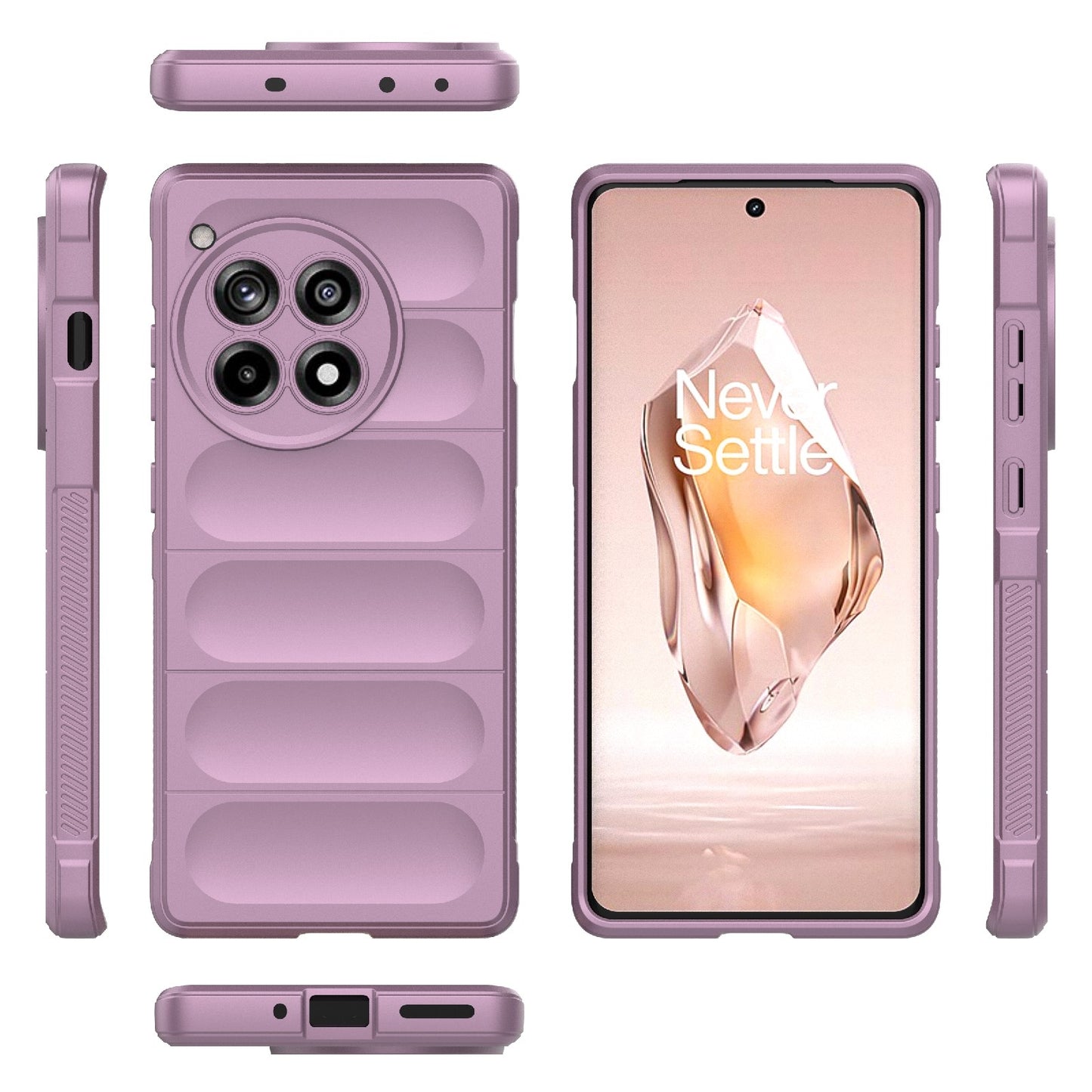 OnePlus Ace 3 5G Magic Shield TPU + Flannel Phone Case: Durable, Non-toxic, Easy Access, Stylish Design