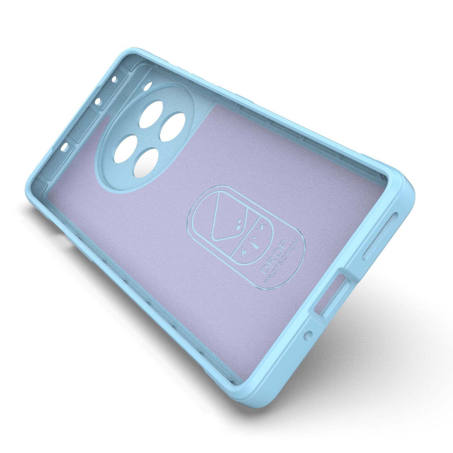 OnePlus Ace 3 5G Magic Shield TPU + Flannel Phone Case: Durable, Non-toxic, Easy Access, Stylish Design