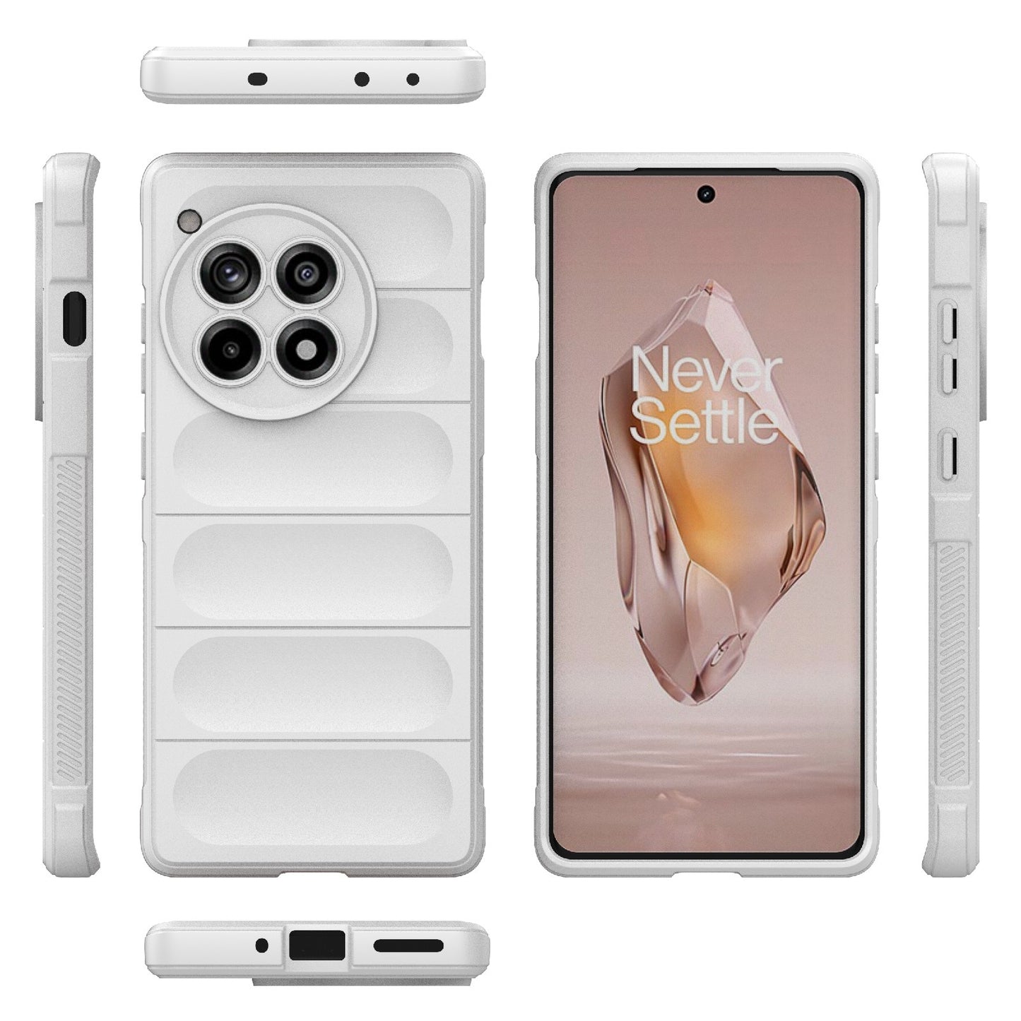 OnePlus Ace 3 5G Magic Shield TPU + Flannel Phone Case: Durable, Non-toxic, Easy Access, Stylish Design