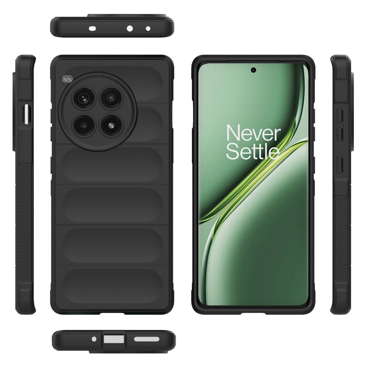 OnePlus Ace 3 Pro 5G Magic Shield TPU + Flannel Phone Case: Durable, Non-toxic, Easy Access, Stylish Design