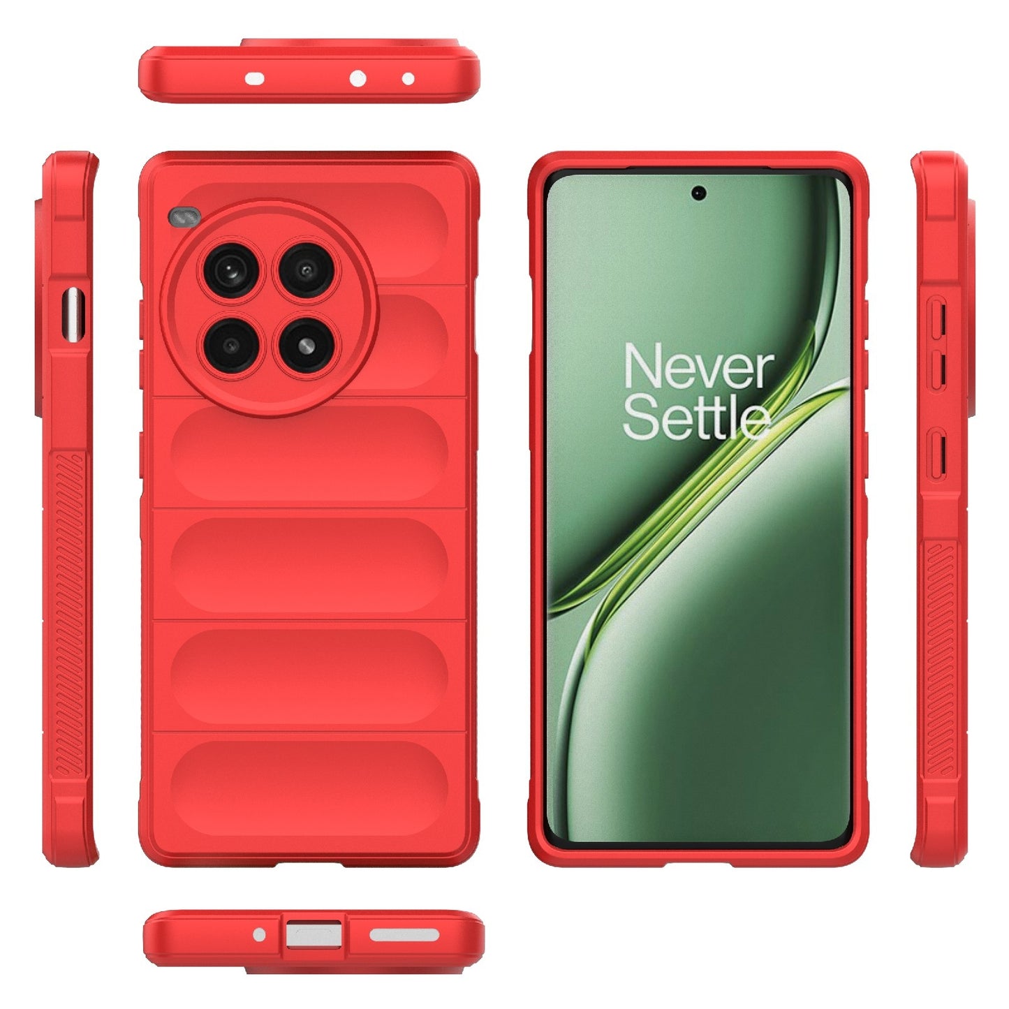 OnePlus Ace 3 Pro 5G Magic Shield TPU + Flannel Phone Case: Durable, Non-toxic, Easy Access, Stylish Design